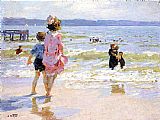 At the Seashore by Edward Henry Potthast